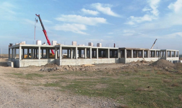 Түркістан облысында тоқтап тұрған әлеуметтік нысандар құрылысы қайта жанданды