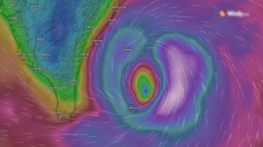 Тайфун на Тайване: эвакуированы ещё 700 человек