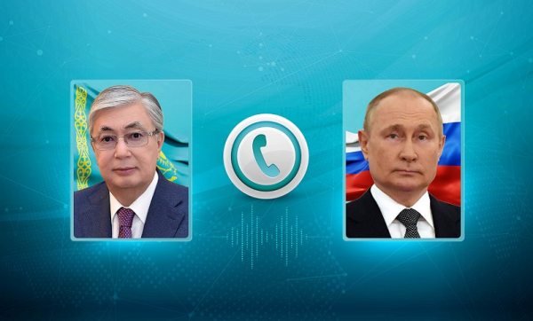 Токаев и Путин поговорили по телефону