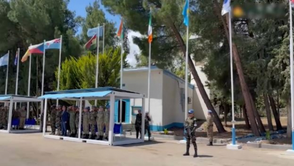 Флаг Казахстана поднят на Голанских высотах