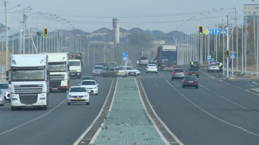 Реконструкция трассы А-2 завершается в Шымкенте