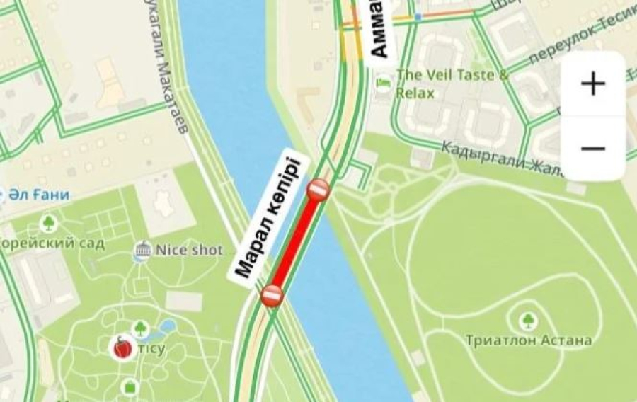 Астанада Марал көпірінің бір бөлігі жөндеу жұмысына байланысты жабылады