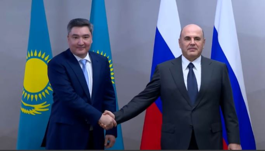 Олжас Бектенов Михаил Мишустинмен кездесті