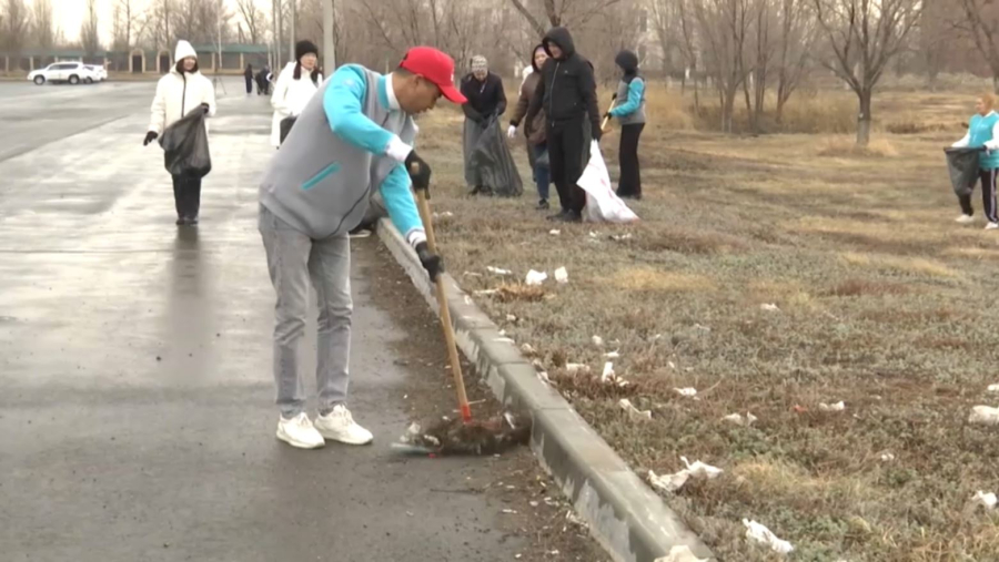 Қостанайда «Таза бейсенбі» экологиялық акциясы өтті