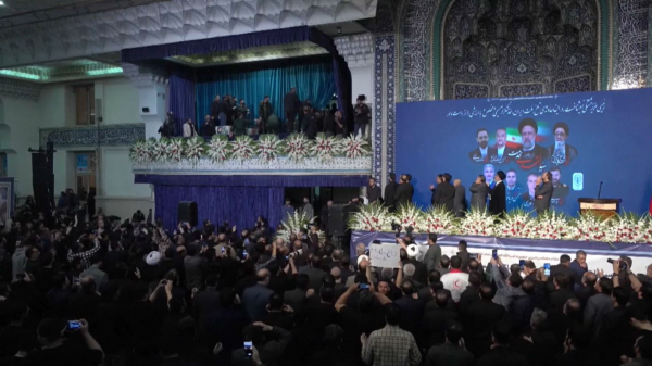 Тегеранда президентпен қоштасу рәсімі өтті