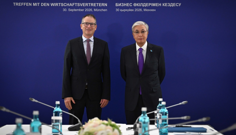 Касым-Жомарт Токаев принял вице-президента Siemens AG Бернда Ульбрихта