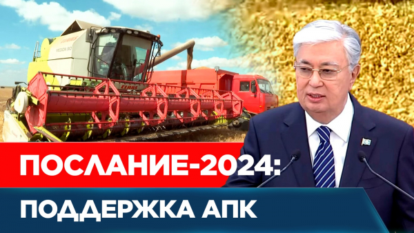 К.Токаев: Господдержку АПК нужно трансформировать. Послание-2024