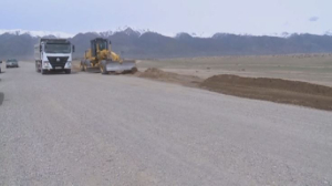 Новую дорогу строят в области Жетысу