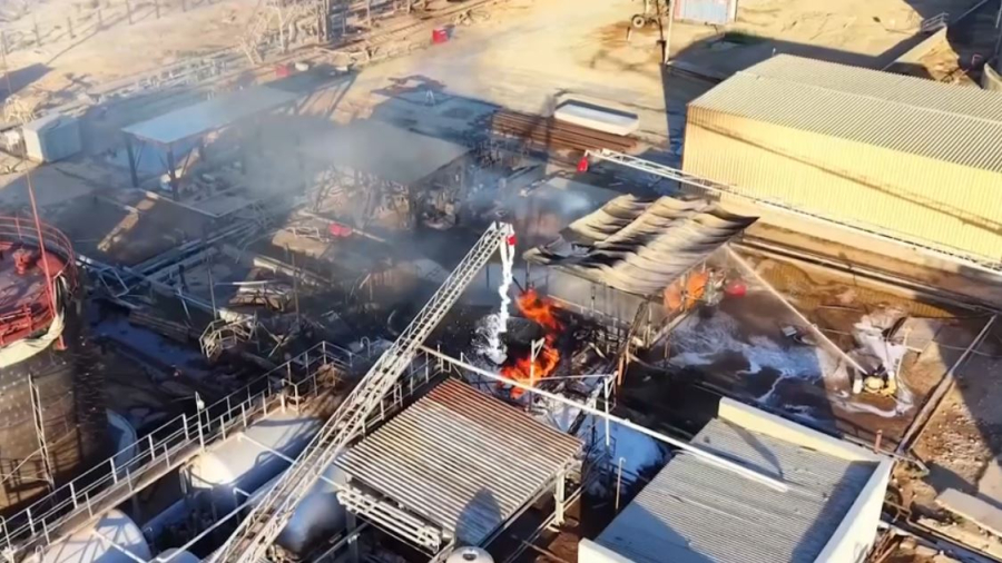 Пожар на НПЗ в Кызылорде потушили