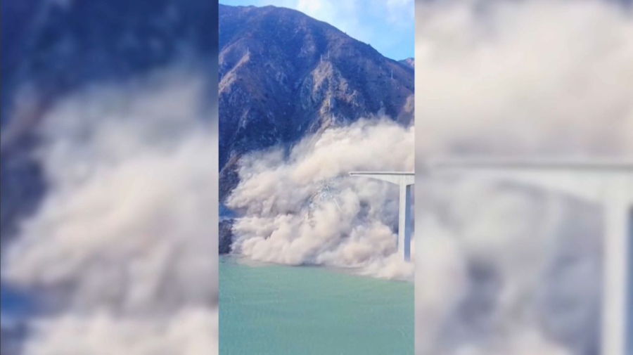 Қытайда 758 метрлік көпір опырылып түсті