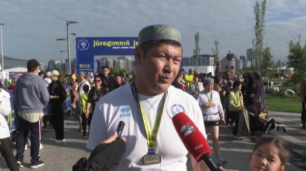 Астанада «Жүрегімнің жеңімпазы» жүгіру фестивалі өтті