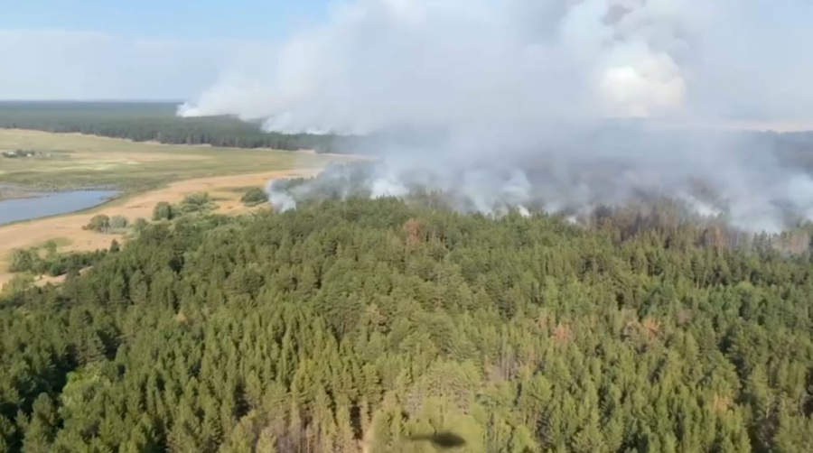 Абай облысындағы орман өртін сөндіруге Қорғаныс министрлігі жұмылды