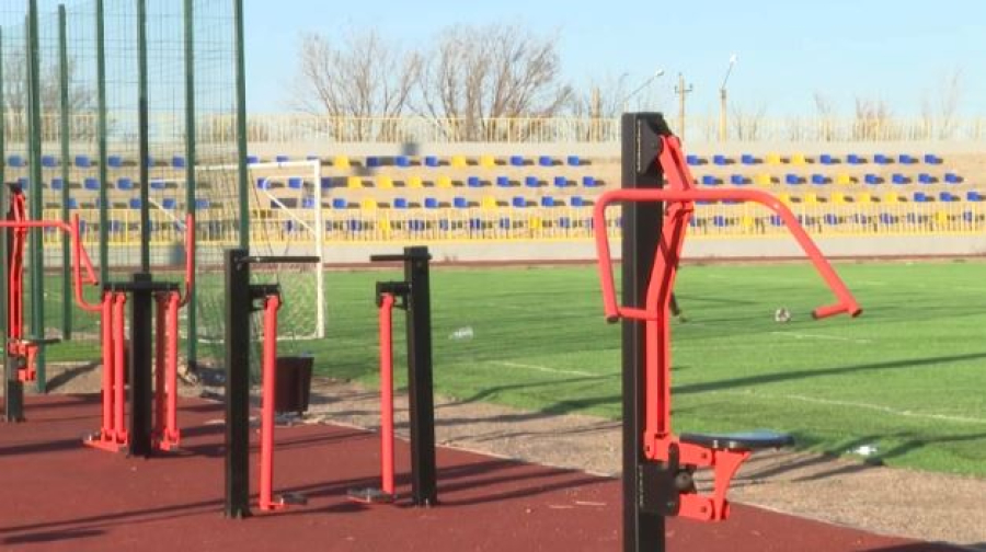 Шесть спортивных объектов строят в области Ұлытау