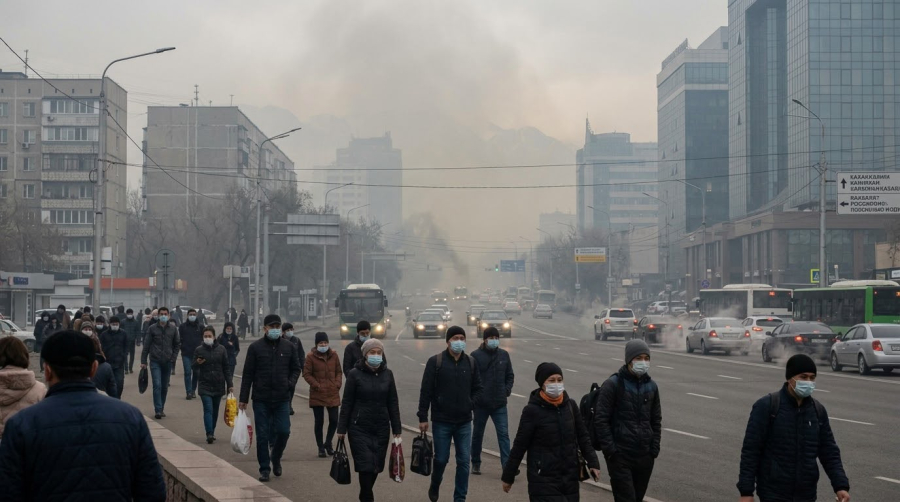 В восьми городах Казахстана ожидается ухудшение качества воздуха