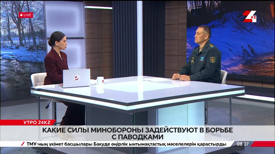 Участие ВС в противопаводковых мероприятиях. Галымжан Касымбеков