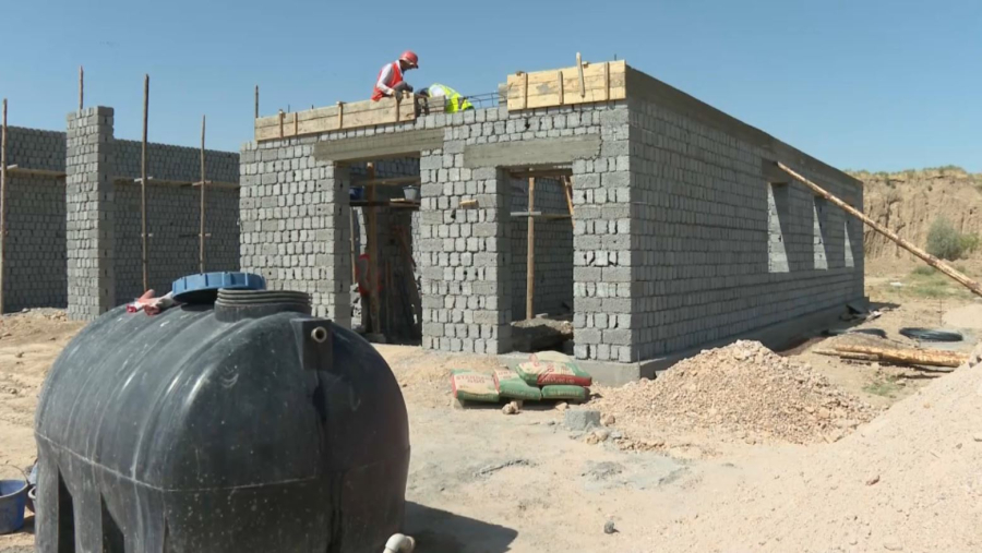 Түркістан облысында ауыл азаматтары өрт сөндіру бекетін өздері салып жатыр