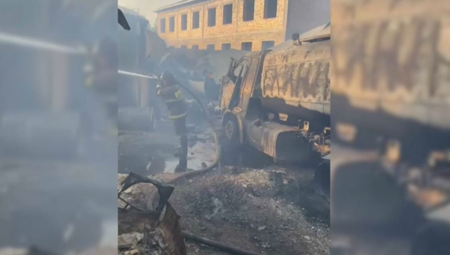 Түркістанда жарылыстан зардап шеккен жүргізушінің жағдайы ауыр