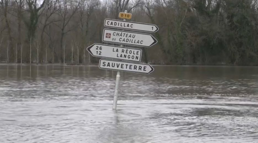 Наводнения во Франции: затоплено 110 тысяч га