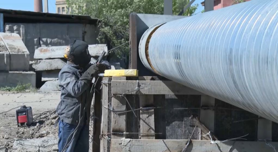 Сәтбаевта жылу желілері жаңғыртылып жатыр