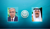 Президент Кувейт Әміріне құттықтау жеделхатын жолдады