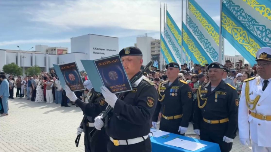 Ақтауда әскери теңіз күштері 170 матроспен толықты