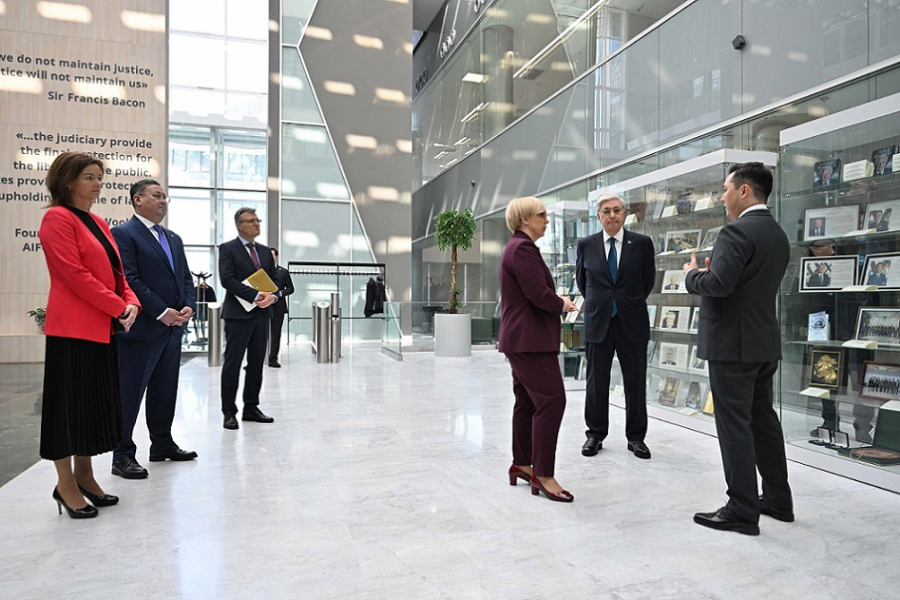 Президенты Казахстана и Словении посетили МФЦА