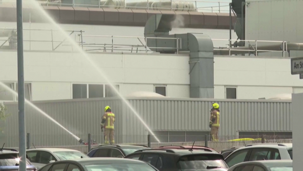 Металлургический завод загорелся в Германии