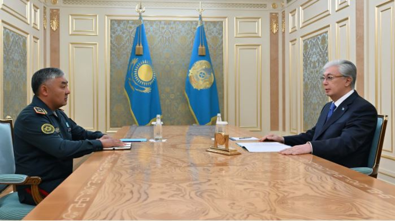 Мемлекет басшысы Қорғаныс министрі Айдос Мырзахметовті қабылдады