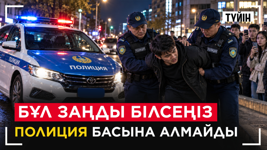 Полиция ұстаса нені білу керек? Жаңа Ата заңдағы өзгеріс | Түйін