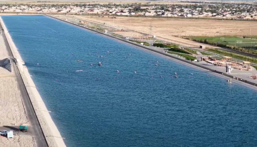 Түркістанда Орта Азияда теңдесі жоқ «Ескек есу» арнасы ашылды