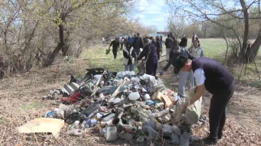 22 тысячи человек приняли участие в акции «Таза Қазақстан» в области Абай