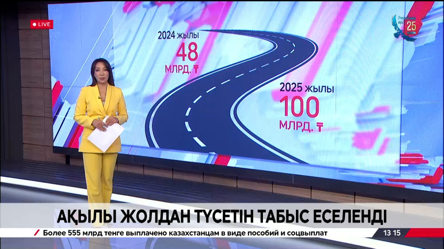 Елімізде ақылы жолмен жүру көрсеткіші рекордтық деңгейге жетті