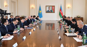 Токаев принял участие в первом заседании Высшего межгосударственного совета Казахстана и Азербайджана