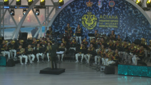 Астанадағы орталық саябақта әскери оркестрлер өнер көрсетеді