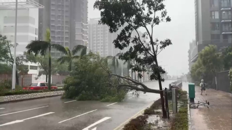 Азиядағы ең жойқын тайфун Гонконгқа жетті