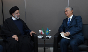 Глава государства встретился с Президентом Ирана