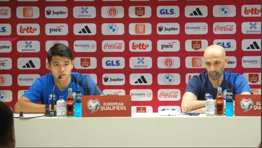 Ұлттық құрама Бельгияға қарсы ойнайды