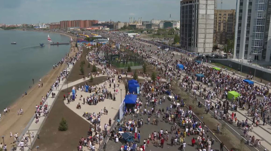 Көкшетауда жаңа жағалау ашылды