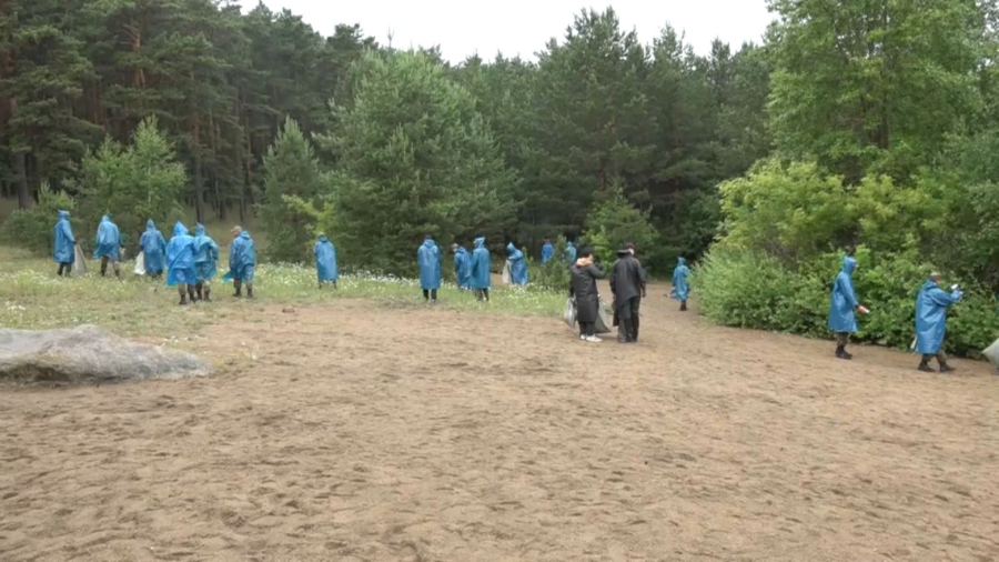 Щучье көлінің жағасы қоқыстан тазартылды