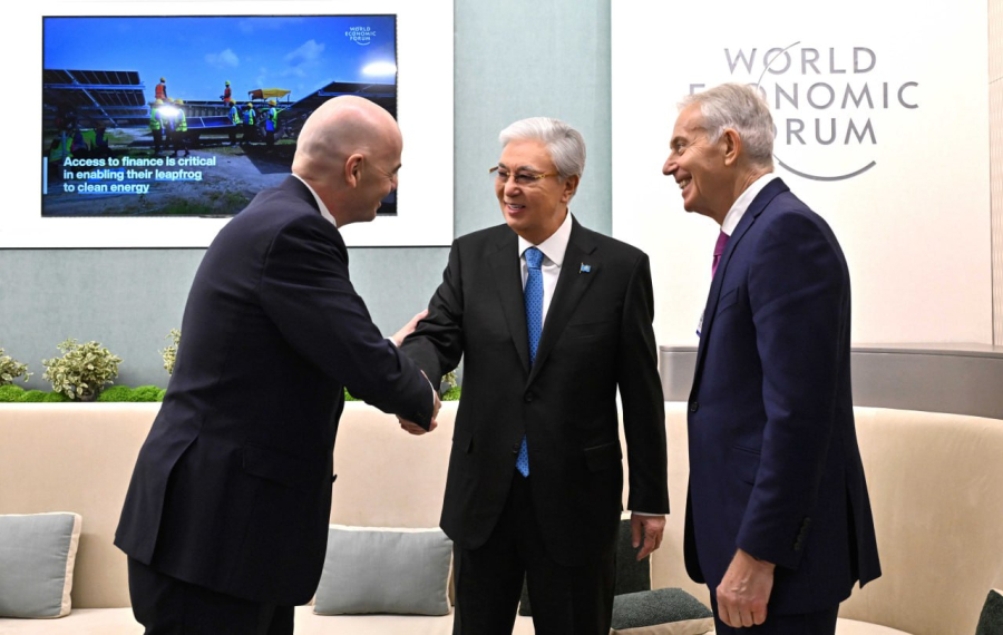 Мемлекет басшысы Давоста бірқатар кездесу өткізді