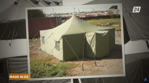 Производство армейских палаток | Made in KZ