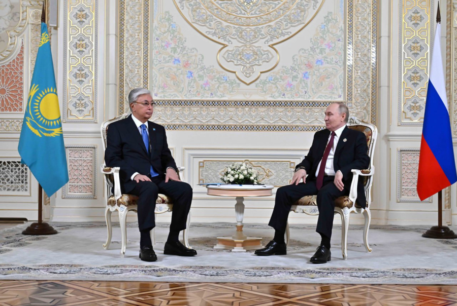 Токаев провел встречу с Президентом России в Душанбе