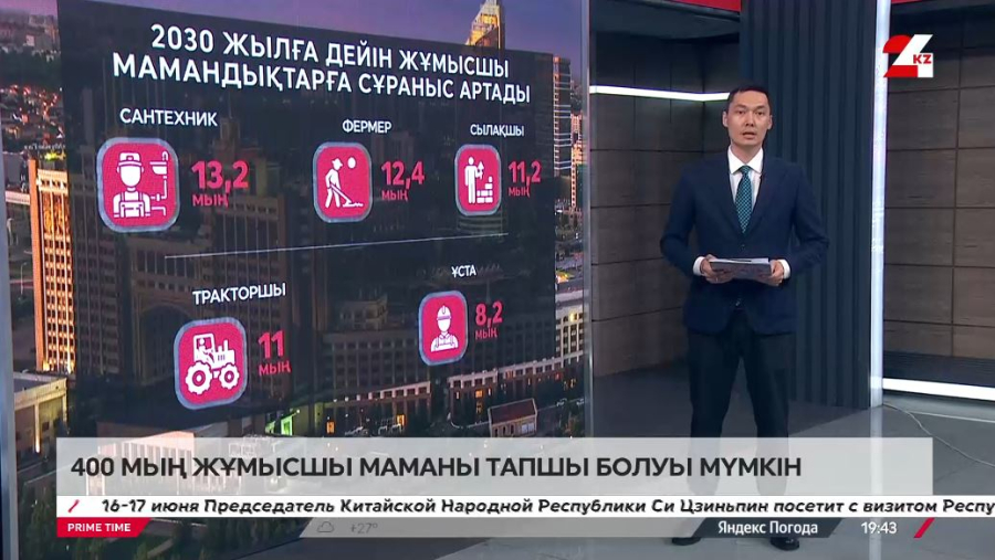 Елде алдағы бес жылда 400 мың жұмысшы маманы тапшы болуы мүмкін
