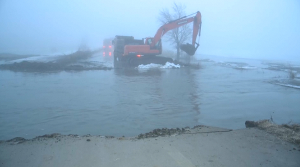 Өзен деңгейі көтеріліп, ауылдарға қауіп төнді