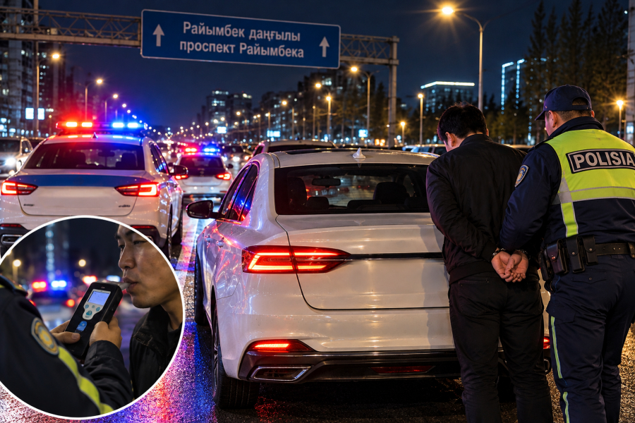 Погоня в Алматы: за рулем оказался гражданин Китая