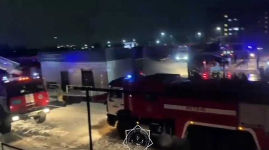 Локализован пожар в детском развлекательном центре Семея