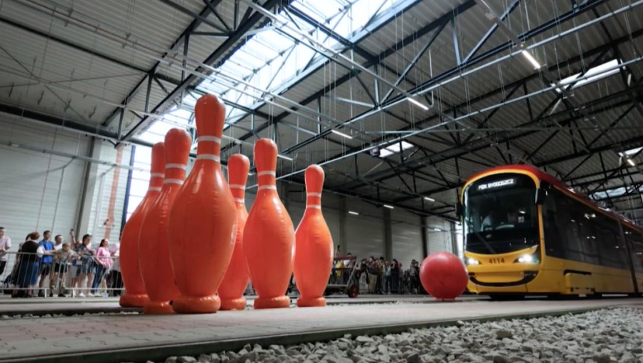 Варшавада трамвай жүргізушілері сайысқа түсті