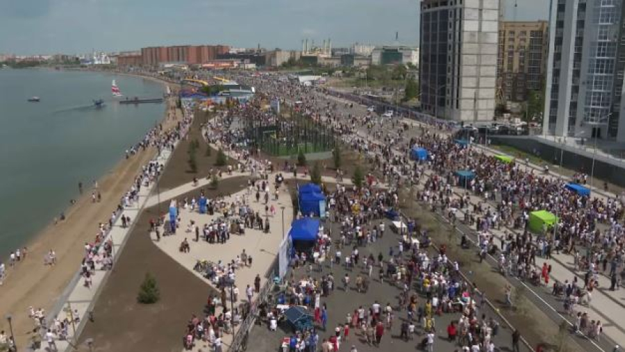 Новую набережную «Жагалау» открыли в Кокшетау