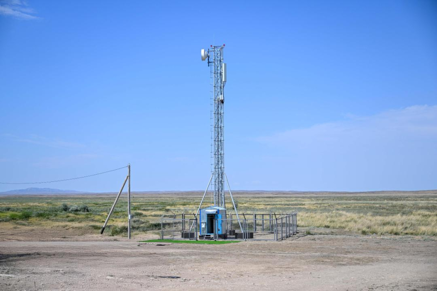 Жидебайда интернет желісі іске қосылды