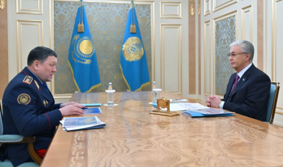 Президент Ішкі істер министрін қабылдады